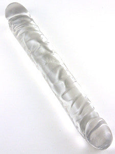 Jr Double Dong 12 Inch Clear