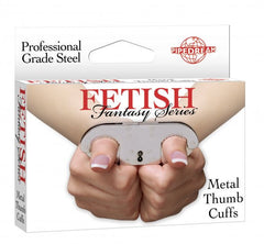 Fetish Fantasy Metal Thumb Cuffs
