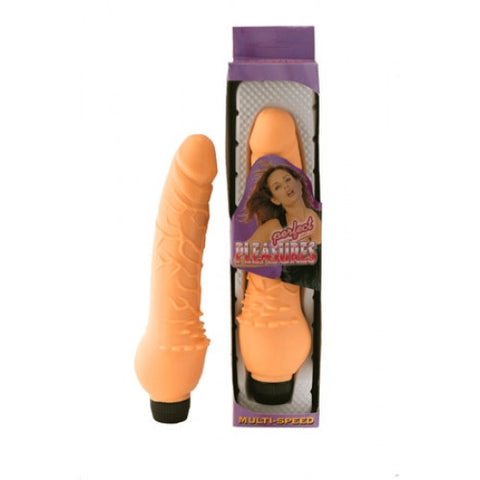 9" Perfect Pleasures Large Bully Boy Vibe - Flesh