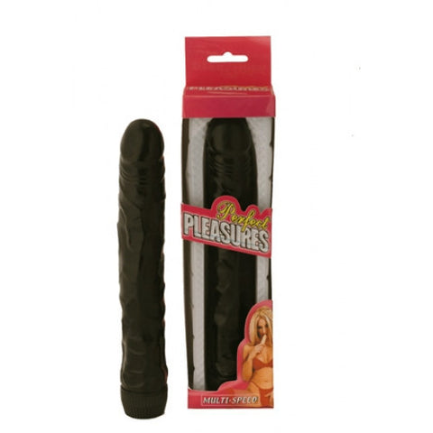 8" Perfect Pleasures Thin Vibe - Black