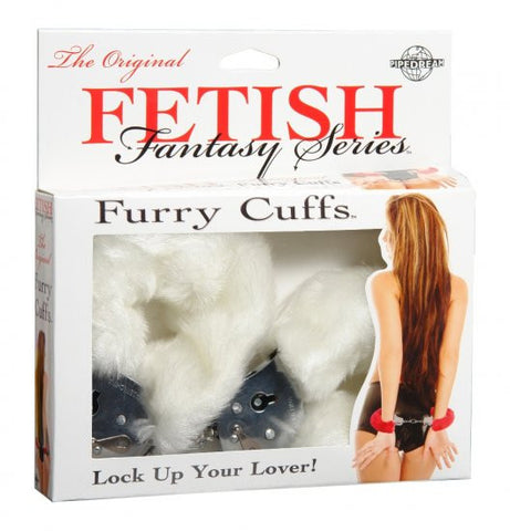 Fetish Fantasy Furry Cuffs (White)