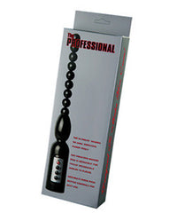 8.5" Professional Beaded Rod - Multi-Speed - Black