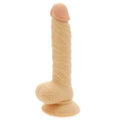 Girl style 8" Realistic Dong with Suction Base Flesh