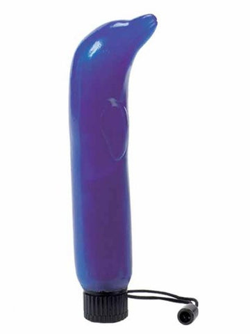 7" Blue Dolphin Gspot Vibe - Blue