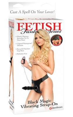 Fetish Fantasy Black Magic Vibrating Strap-On
