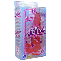 Doc Johnson 8 inch Crystal Jelly Suction Cup Ballsy Cock