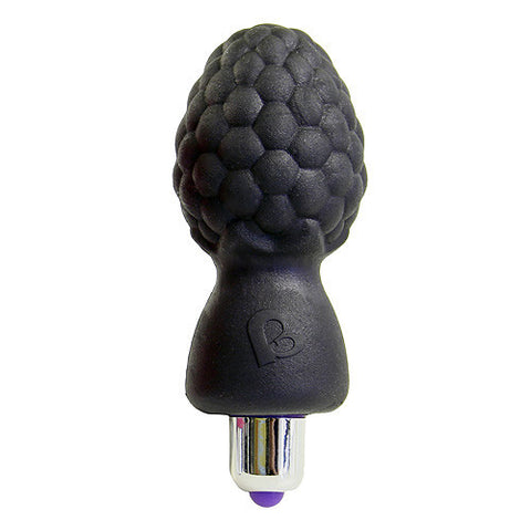 Ass-Berries Vibrating Butt Plug Blackberry