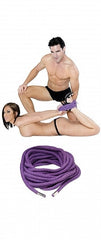 Fetish Fantasy 35ft Japenese Silk Rope Purple