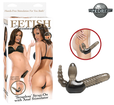 Fetish Fantasy Strapless Strap-On with Anal Stimulator