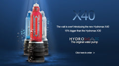 BATHMATE HYDROMAX X40 PENIS PUMP ENLARGER